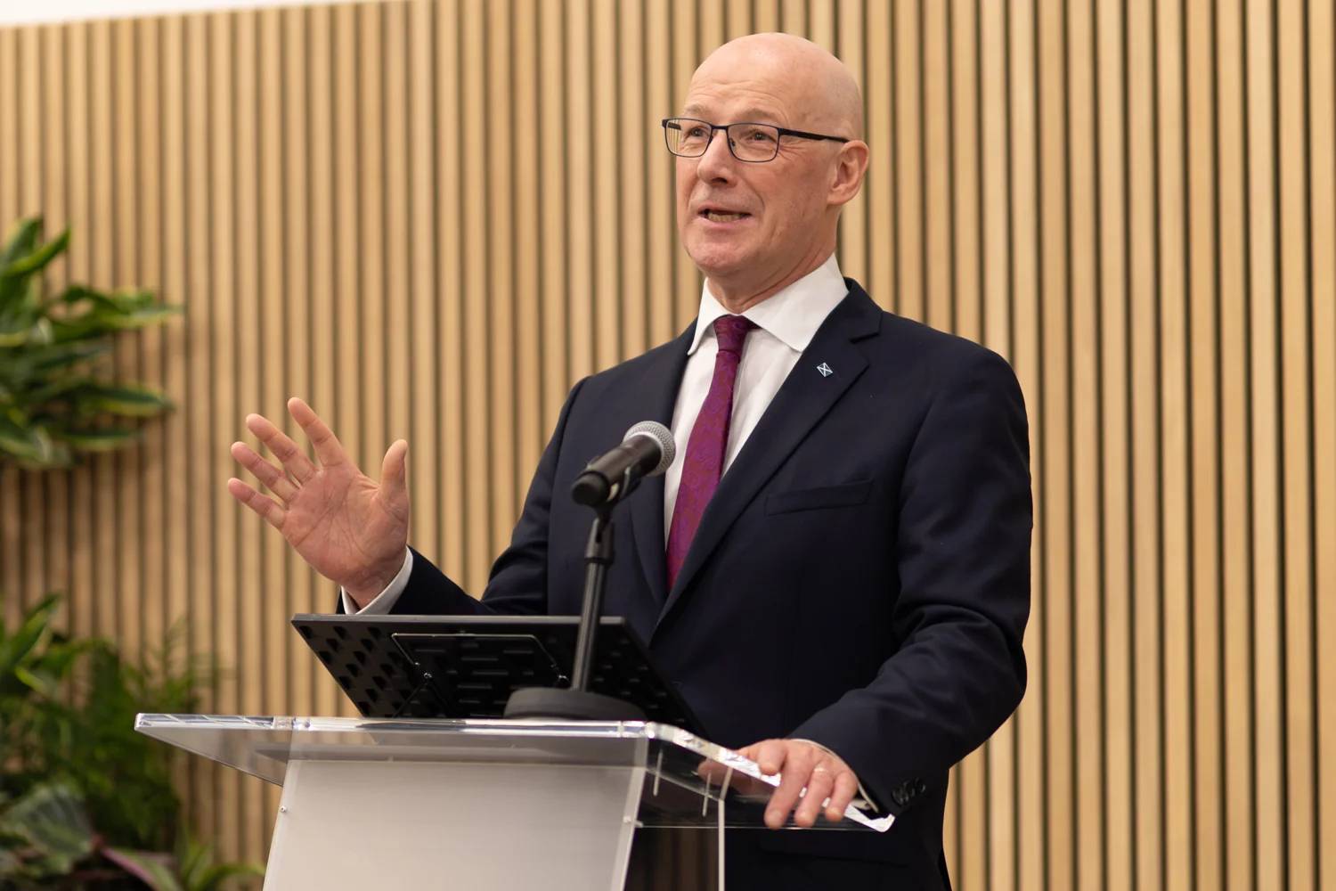 First Minister John Swinney for BlackRock